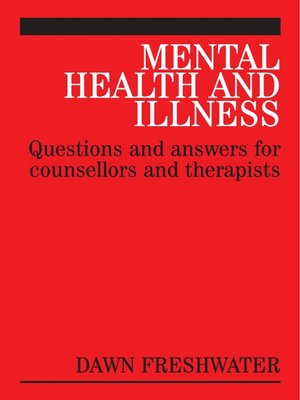 cover image of Mental Health and Illness